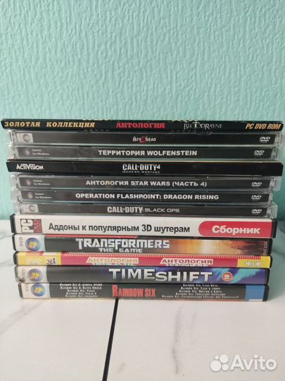 Диски Компьютерные игры 12 штук
