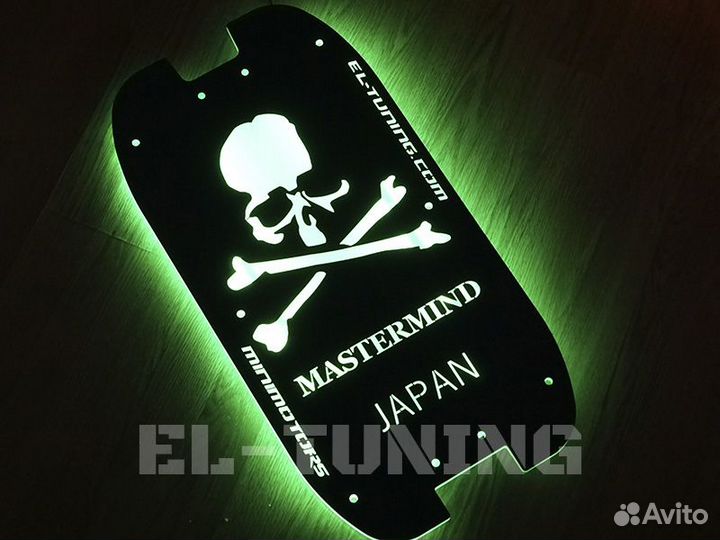 Дека с подсветкой Dualtron череп (любой рисунок)