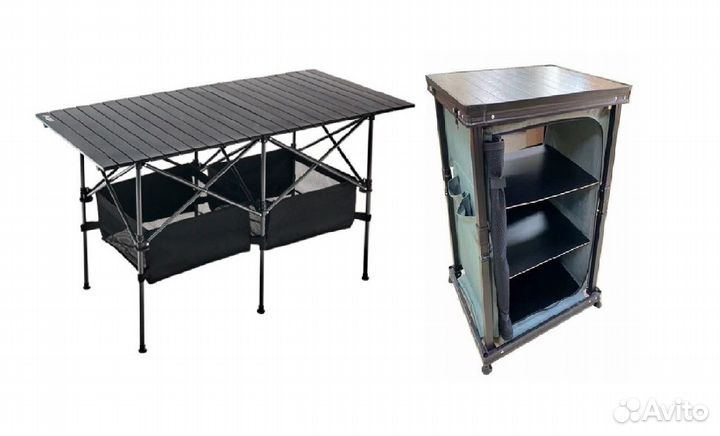 Стол реечный 140*70 + Стол-бокс