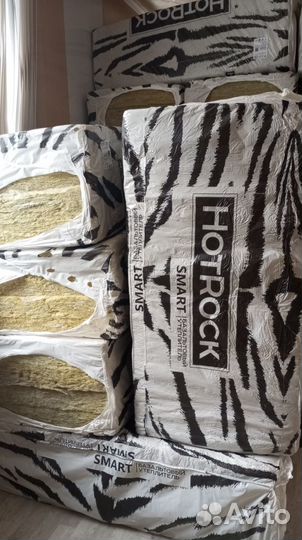 Утеплитель плитами Хотрок Смарт 100мм 1200х600