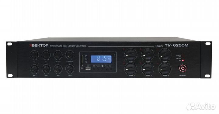 Комбинированный микшер-усилитель Вектор ту-6250М