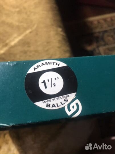 Шары для бильярда 38мм