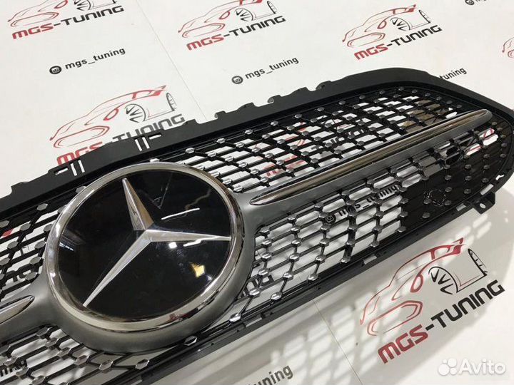 Решетка Mercedes A W177 Diamond Silver Дистроник