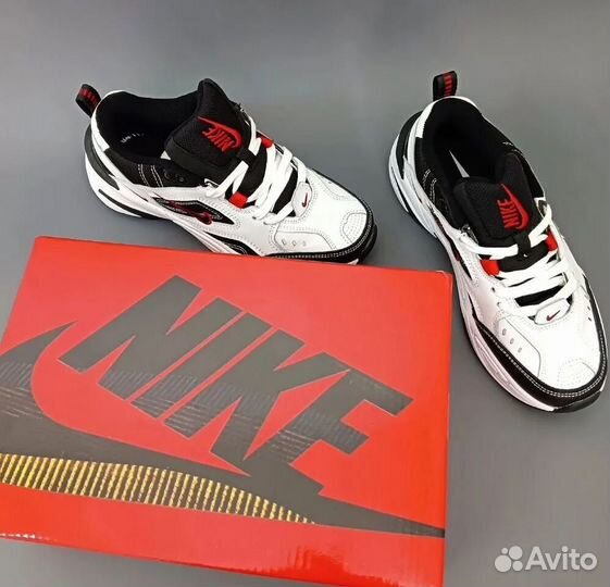 Nike M2K Tekno White Black Red