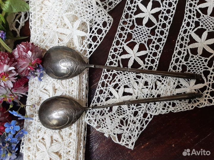 Столовые приборы серебро, 84, 800, 875 проба