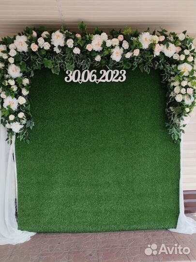 Свадьба фотозона декор