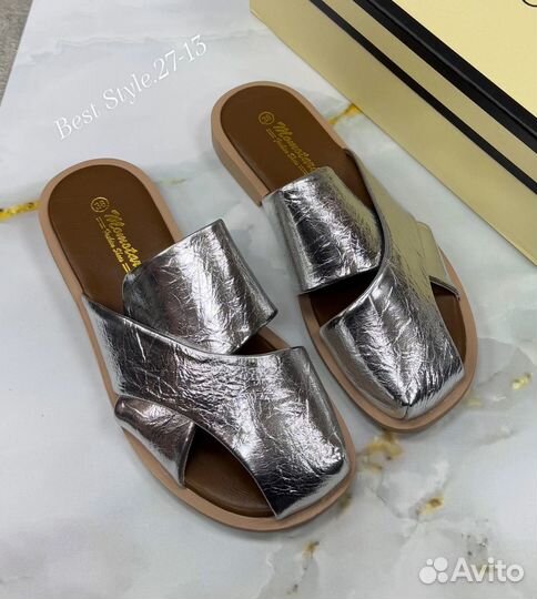 Шлепки женские мюли (много цветов)