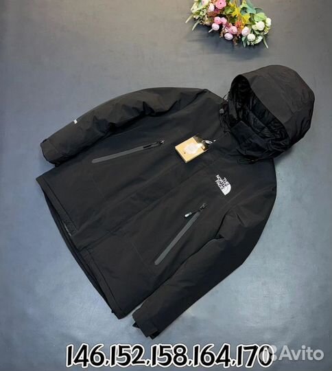 Куртка зимняя для мальчика the north face 146/170