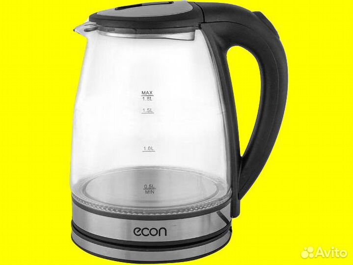 Электрический чайник Econ ECO-1838KE стеклянный