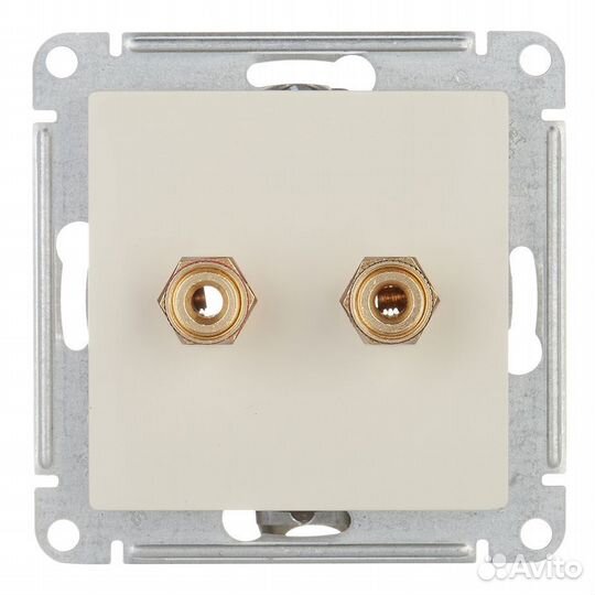 Розетка аудио ATN000287 скрытая установка бежевая