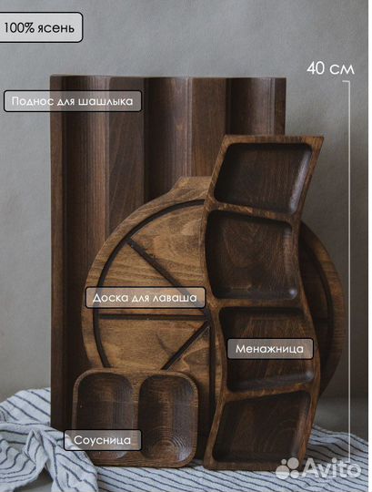 Набор для подачи шашлыка