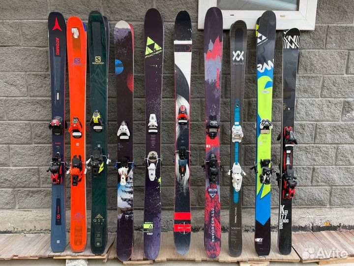 Горные лыжи для фрирайда