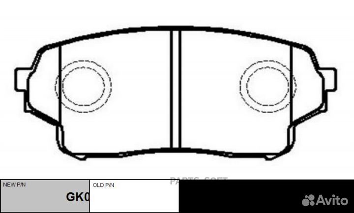 CTR CKS13 Колодки тормозные дисковые