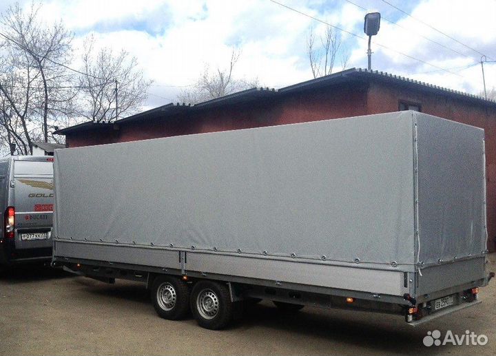 Тент на прицеп