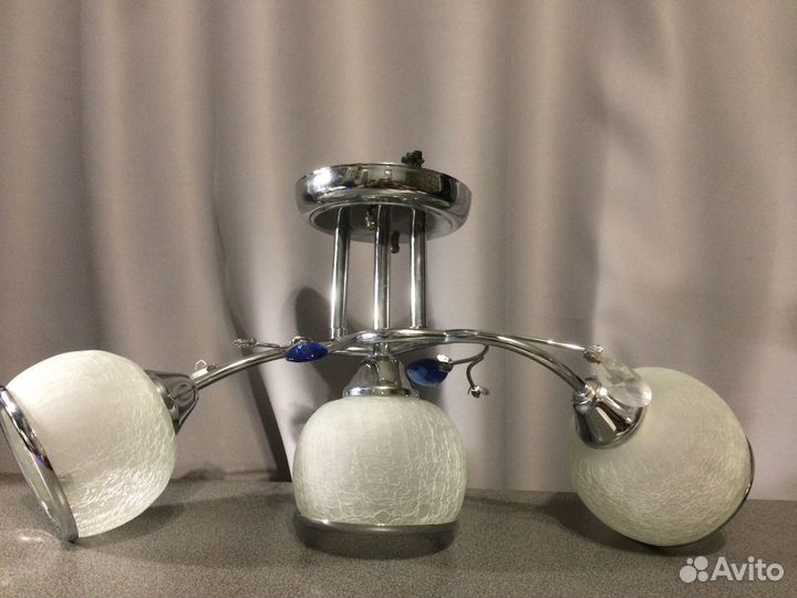 Люстра потолочная 55 см на 25 см