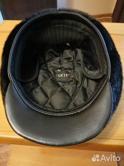 Меховая мужская кепка из нерпы