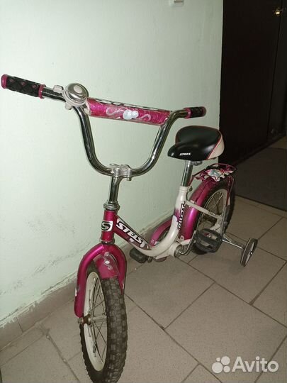 Детский велосипед с родительской ручкой велик