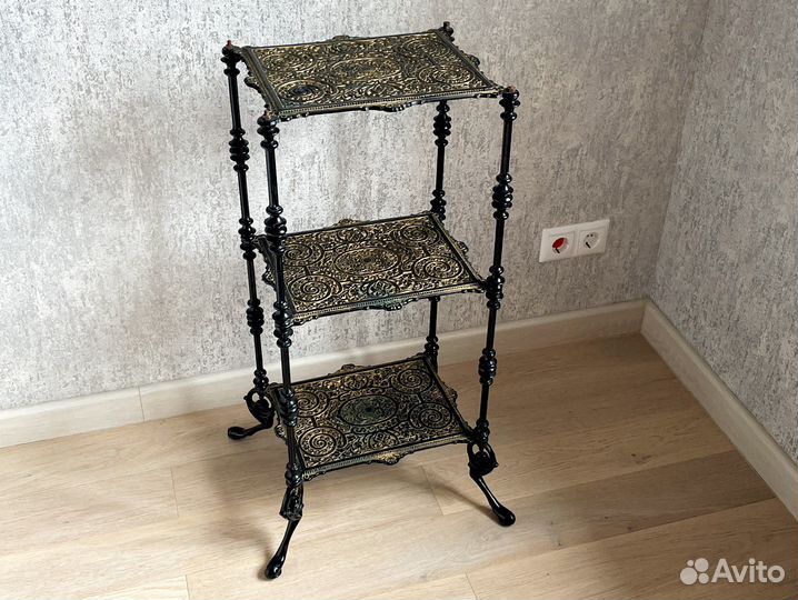 Этажерка винтажная СССР металлическая