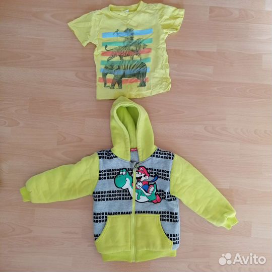 Вещи пакетом для мальчика 104, 110, 122 размер