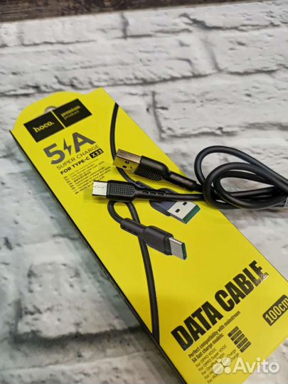 Кабель usb Type-c от Hoco X33 5 Ампер новый