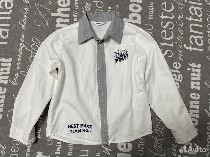 Костюм шорты и рубашка