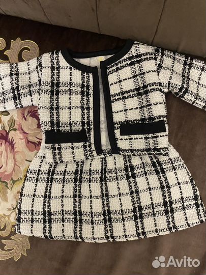 Платье на девочку 74 80