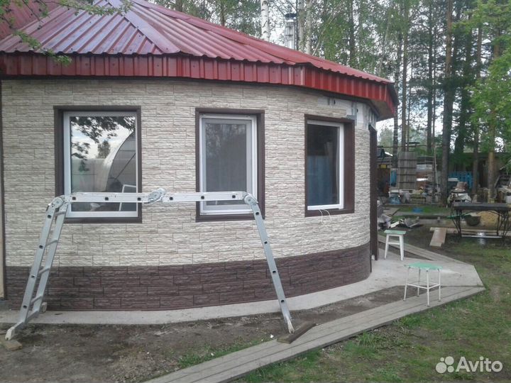 Фасад под камень
