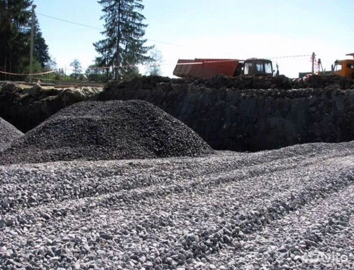 Щебень гранитный доставка