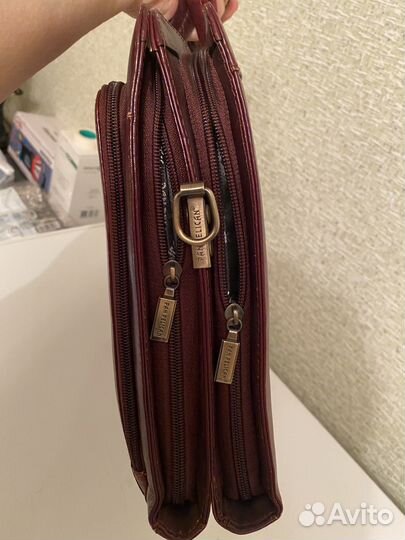 Сумка портфель женская натуральная кожа