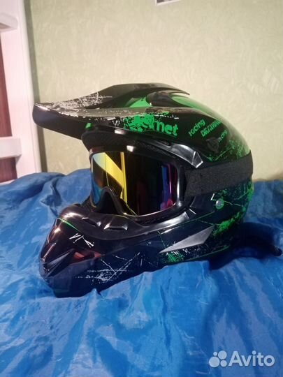 Мотошлем кроссовый