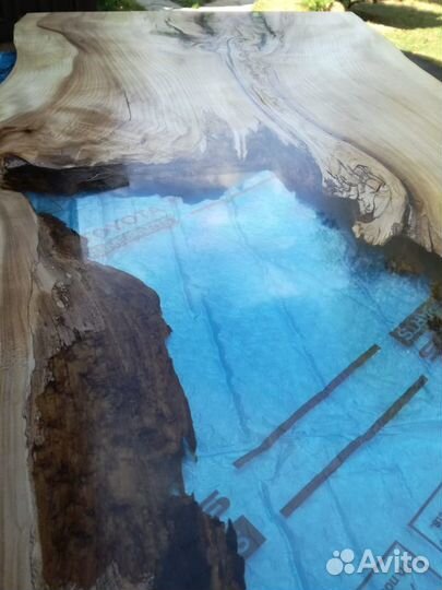 Столешница карагач + эпоксидная смола