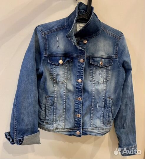 Пакетом вещи 46- платье (2) джинсовка пуловер