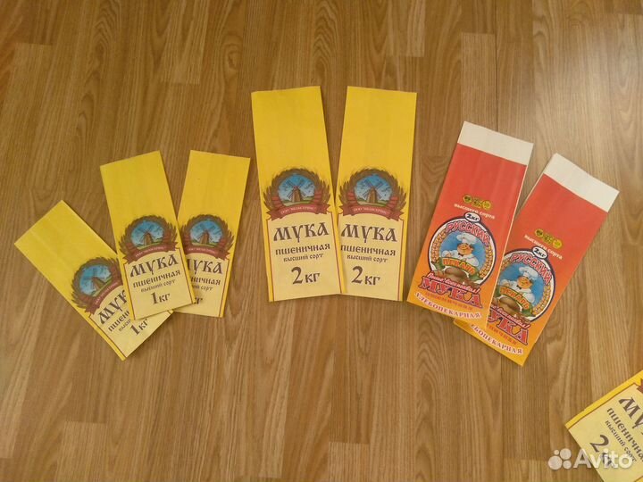 Бумажные пакеты для фасовки муки