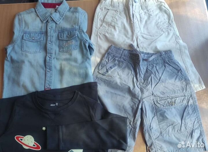 Вещи пакетом на мальчика 122+