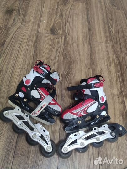 Коньки и ролики 2 в 1 (29-32)
