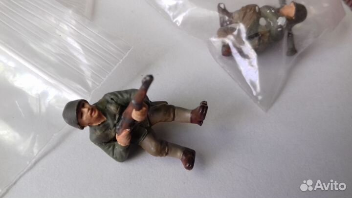 Оловянные солдаты и строения в 72масштабе