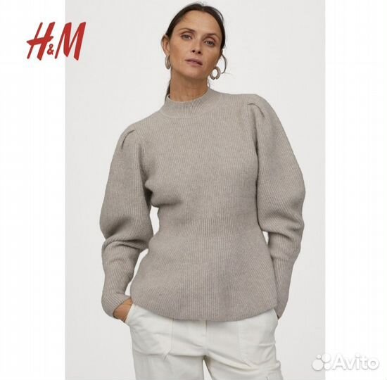 Джемпер H&M Premium альпака/шерсть новый