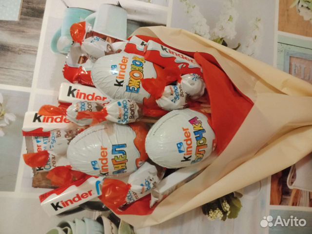 Букет из киндеров, подарок