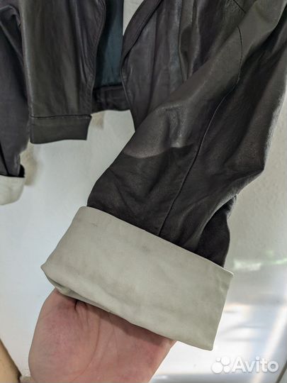 Кожаная куртка женская винтаж