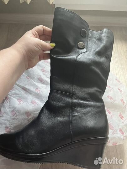 Сапоги зимние женские натуральная кожа