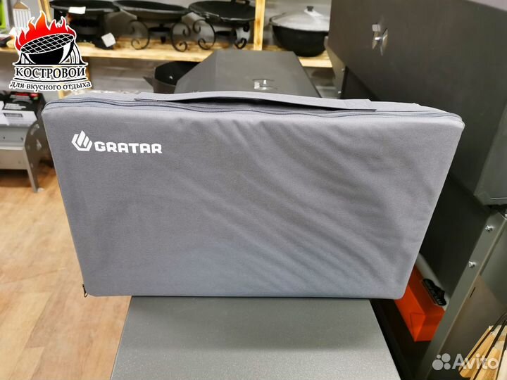 Комплект: Мангал Gratar 3 в 1 с щипцами и углем