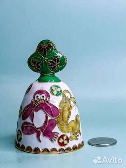 Колокольчики Клуазонне ч-7