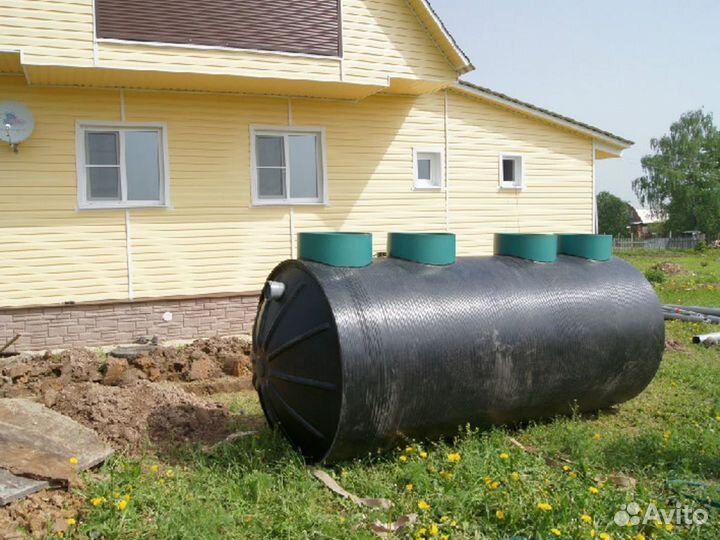 Септик эко Руслос дренажный