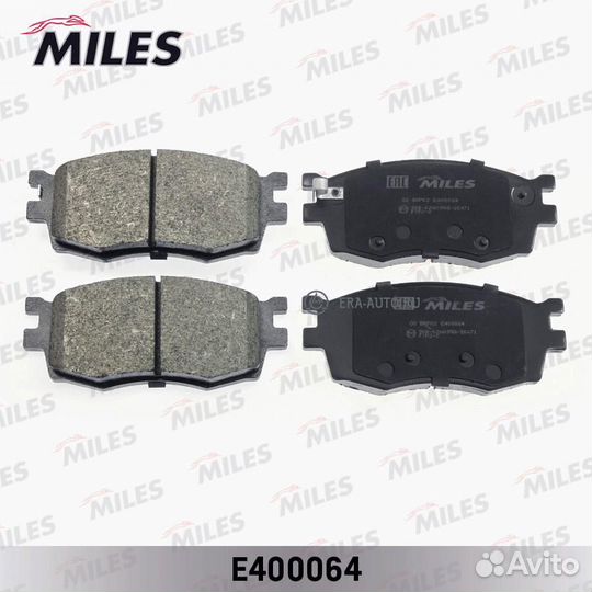 Miles E400064 Колодки тормозные передние (без датч