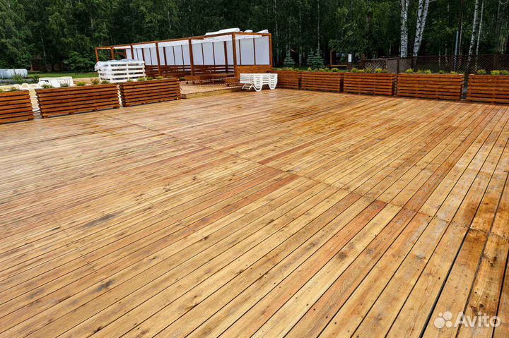 Террасная доска Вельвет Лиственница