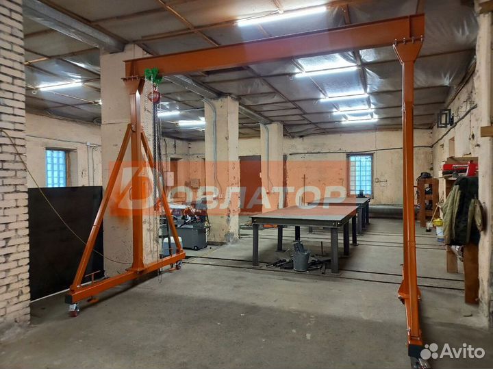 Козловой кран мпу усиленный 1т