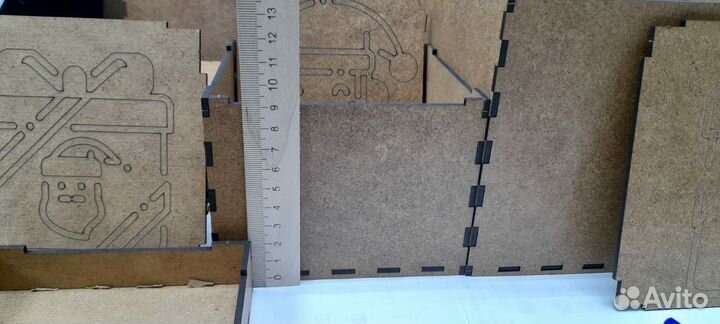 Коробки новогодние деревянные