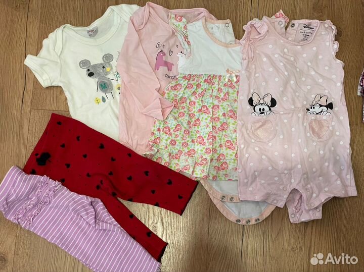 Детские вещи пакетом на девочку 74