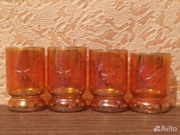 Стопки карамельные с перламутровым блеском СССР