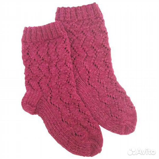 Теплые носочки и варежки, ручная работа. Новые